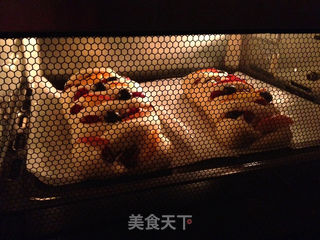 【蓝莓油桃面包】——当水果遇见面包的做法步骤:12