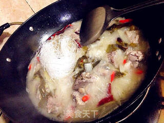 私房菜之酸菜炖排骨的做法步骤:12