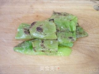 椒汁苦瓜的做法步骤:6