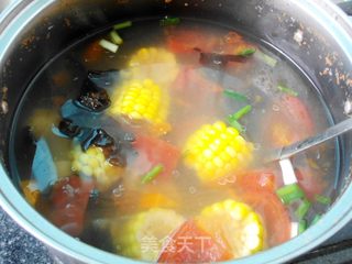 山药鲜蔬汤的做法步骤：6