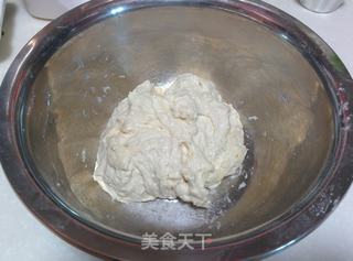 【快手蜜豆包】——不需要揉面的面包的做法步骤:4
