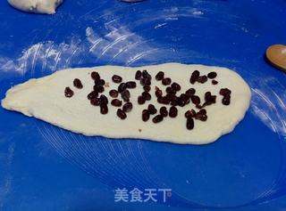 【快手蜜豆包】——不需要揉面的面包的做法步骤:10