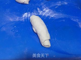 【快手蜜豆包】——不需要揉面的面包的做法步骤:11