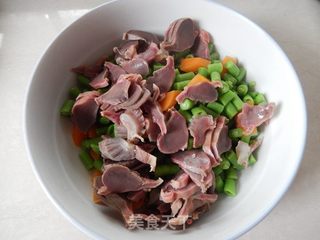 豆角拌鸭珍的做法步骤:8