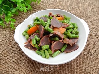 豆角拌鸭珍的做法步骤:13