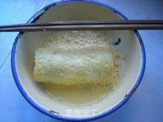 煎香蕉土司卷的做法步骤:5