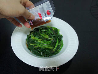 果仁菠菜的做法步骤：7