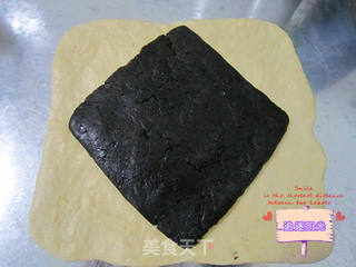巧克力大理石土司--【东菱撒果料面包机试用报告】的做法步骤:9