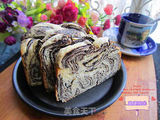巧克力大理石土司--【东菱撒果料面包机试用报告】的做法步骤:17