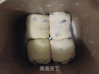 汤种蔓越莓南瓜面包的做法步骤:15