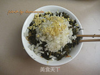 玉米面干菜包子的做法步骤:4