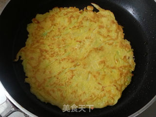 葫芦丝鸡蛋饼的做法步骤:11