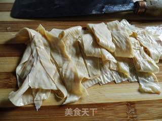 红油豆腐皮的做法步骤:6