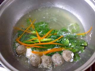 川辣牛肉丸汤面的做法步骤:6