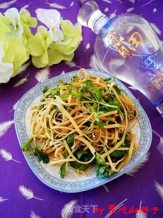 凉拌豆腐丝的做法步骤:6