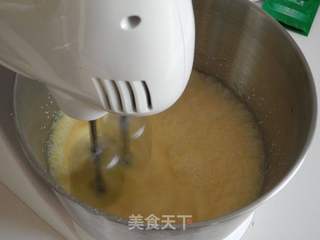 抹茶杏仁蛋糕的做法步骤:6
