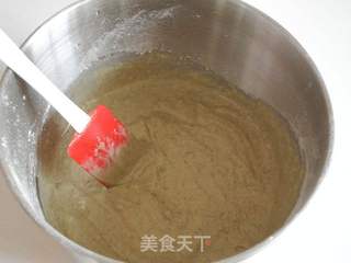 抹茶杏仁蛋糕的做法步骤:8