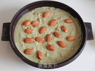 抹茶杏仁蛋糕的做法步骤:12
