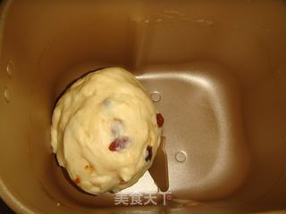 蔓越莓花色面包的做法步骤：6