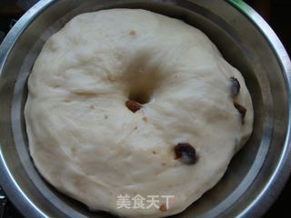 蔓越莓花色面包的做法步骤：8