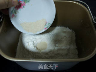 番茄酱肉松面包的做法步骤:4