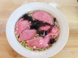 紫菜虾皮饺子馄饨的做法步骤:11
