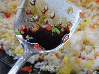 辣椒蛋炒饭的做法步骤:7