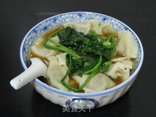 简易菠菜肉丝饺的做法步骤:11