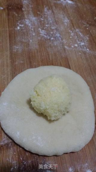 心形椰蓉面包的做法步骤:7