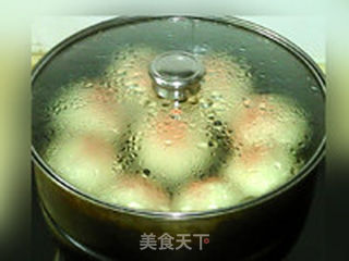 豆沙枣泥寿桃的做法步骤:14