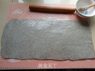 黑芝麻馒头卷的做法步骤:10