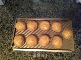 花生核桃老婆饼的做法步骤:11
