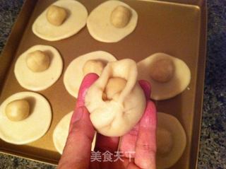 花生核桃老婆饼的做法步骤:14