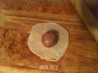 花生核桃老婆饼的做法步骤:18