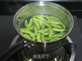 盐水毛豆的做法步骤:5