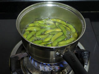 盐水毛豆的做法步骤:6