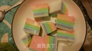 彩虹椰奶冻的做法步骤：3