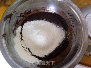 可可戚风蛋糕的做法步骤:4