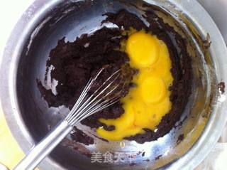 可可戚风蛋糕的做法步骤:5