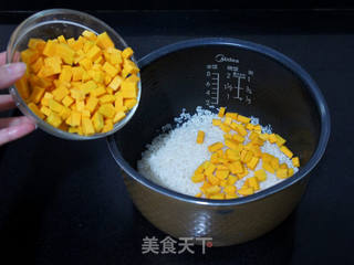 南瓜饭的做法步骤:4