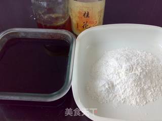 桂花圆子龟苓膏的做法步骤：1