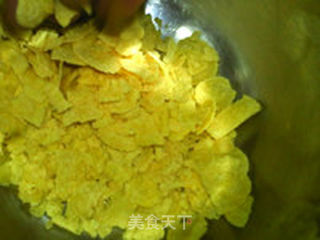 蔓越莓玉米片香脆饼干的做法步骤:2
