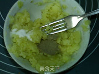 薯泥沙拉马芬的做法步骤:4