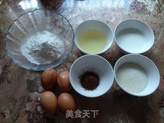 #斑马纹戚风蛋糕的做法图解2
