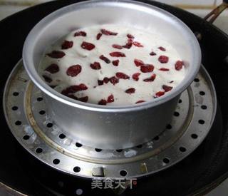 蔓越莓发糕的做法步骤：7
