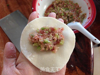 【生煎肉末芹菜饺子】的做法步骤:11