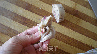 酥脆花卷的做法步骤:7