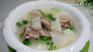 白萝卜羊肉汤的做法步骤:10