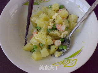 土豆虾仁沙拉的做法步骤:6
