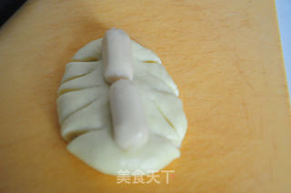 纯手工圣诞香肠面包的做法步骤:10